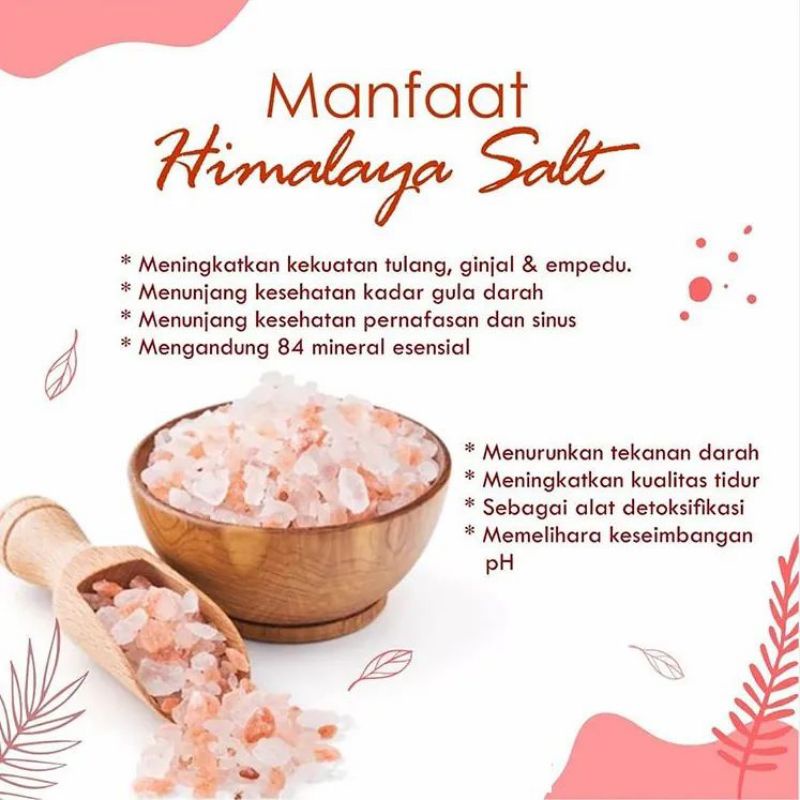 

garam himalaya kasar dan halus 500 gr