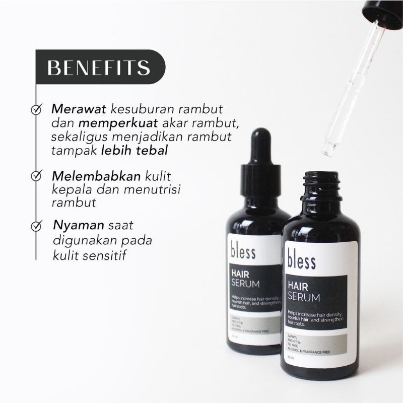 Bless Hair Serum | Serum Rambut Rontok 50 ml