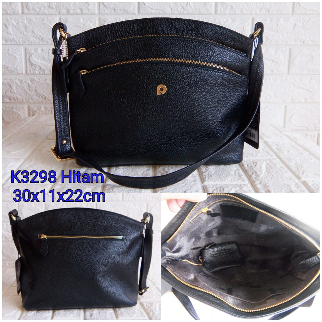 Tas Kulit Papillon Original K3298 Hitam
