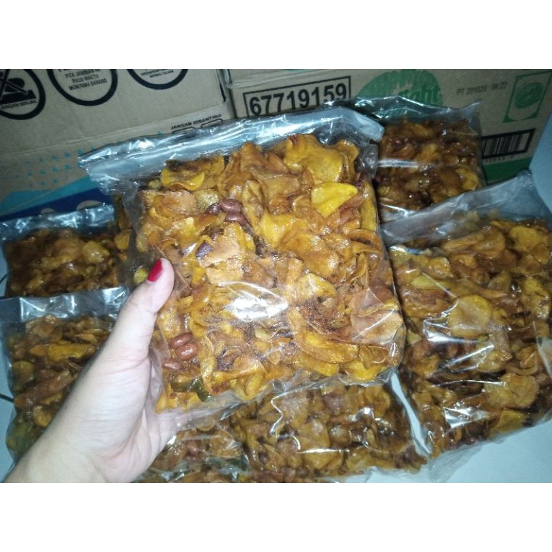 kripik ubi / gado gado ubi non msg