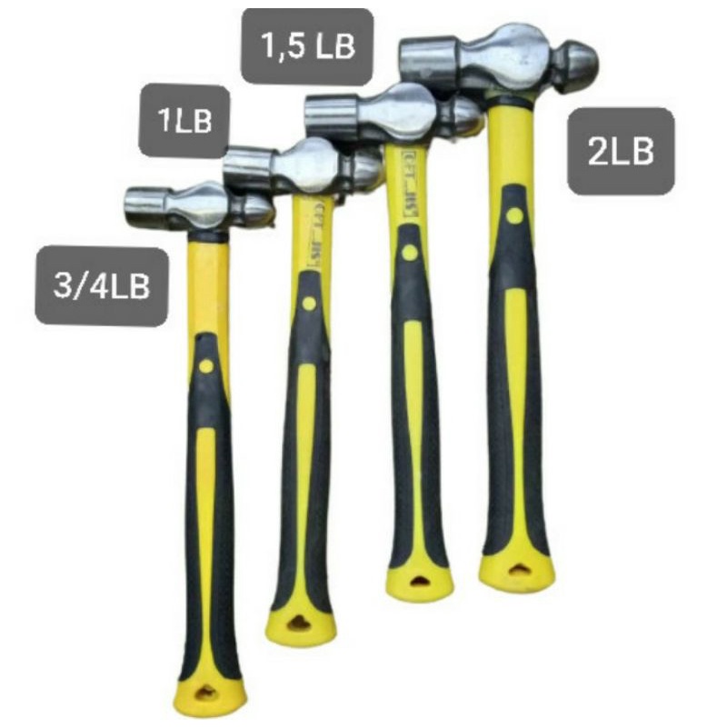 palu konde 1 kg gagang fiber ballpoint hammer fiber handle germany