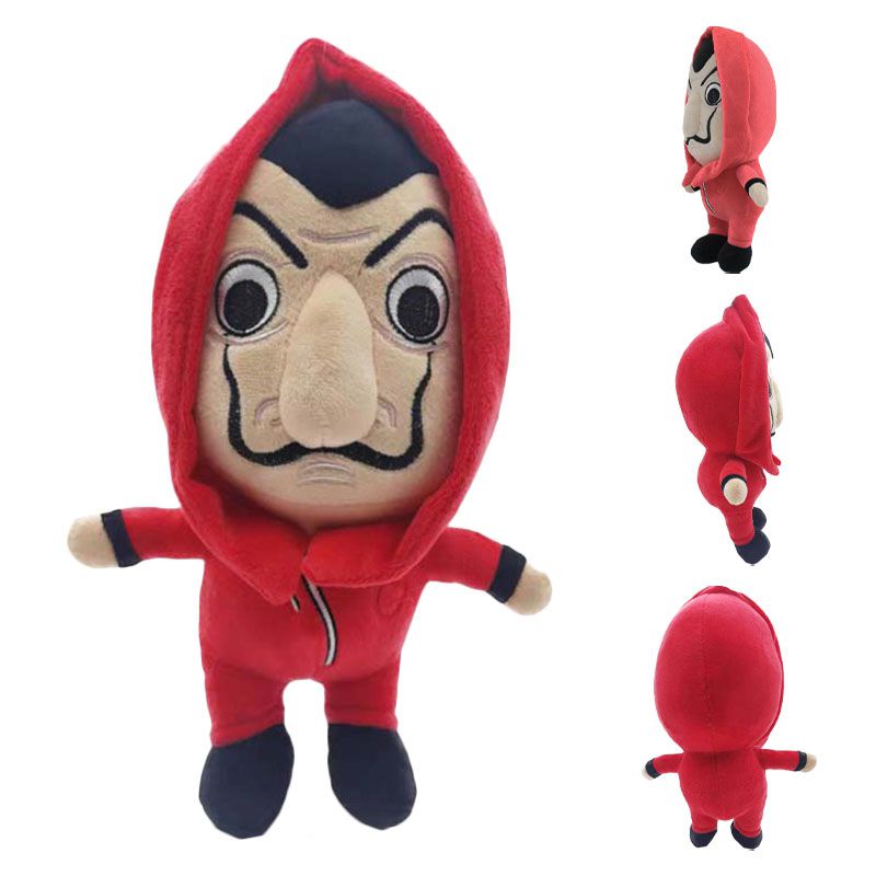 La Hot Jual Casa De Papel Gambar Paman Lucu Mainan Mewah Film Boneka Peripheral