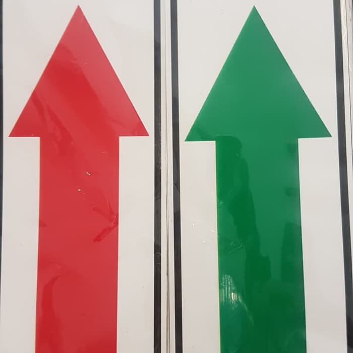 

SIGN STICKER K3 RAMBU SAFETY ANAK PANAH 20X30CM HARGA PER 1 AN