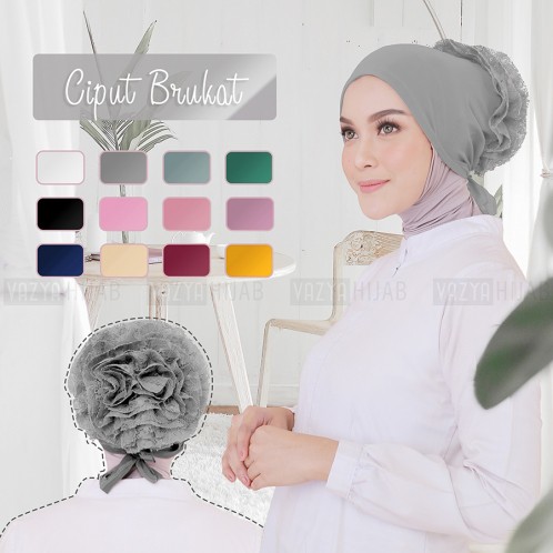 Dalaman Kerudung Jilbab Terbaru 2022 ORI Murah Model Ciput Cepol Brokat Mewah Kualitas Premium Terla