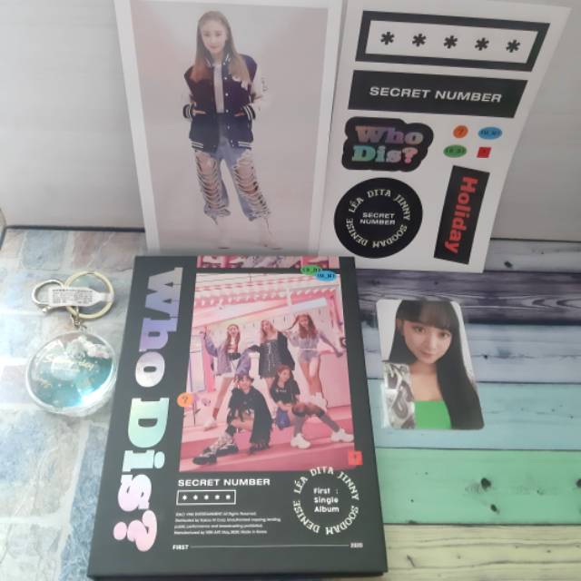 [Sharing Goods] Official Album Secret Number Who Dis Photocard Profile Card Sticker