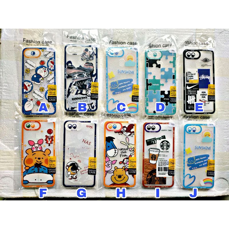SOFTCASE SUNSHINE  Oppo A5S A7 F9 A12 A1k A15 A15s A54 A16 Pro Camera kamera KARAKTER animasi doraemon Poh NASA Sussy OPPO ring kamera