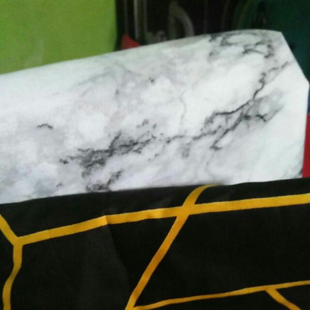 Fata - Sprei Motif Italiano Marmer Ukuran King 180x200/ Queen 160x200