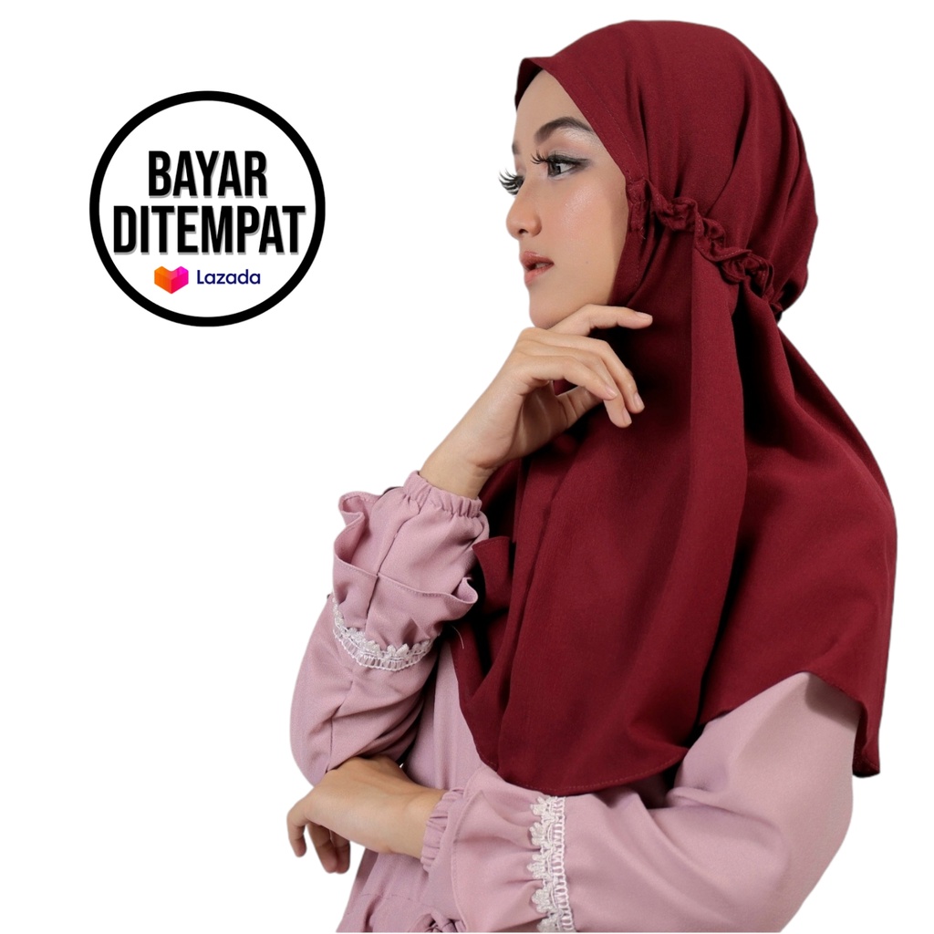 [PROMO] Jilbab / Hijab SIMPLE AQILA TALI Diamond - Kerudung Instan