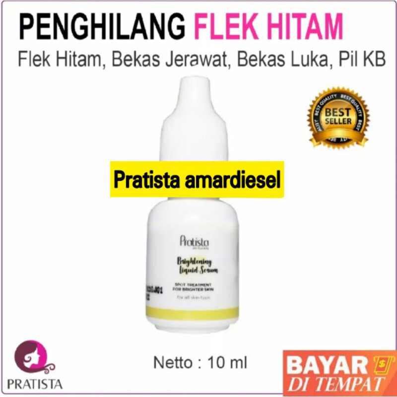 Pratista Flek Liquid Obat Penghilang Flek dan Bekas Jerawat
Flek hitam pada wajah