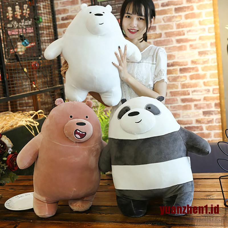 BONEKA WE BARE BEAR SITTING PANDA/GRIZZLY/ICE BEAR SUPER LEMBUT