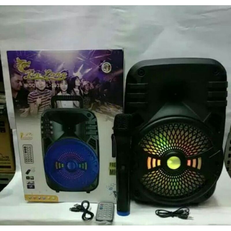 speaker jinlong 1938 speaker bleutooth free mic plus remot
