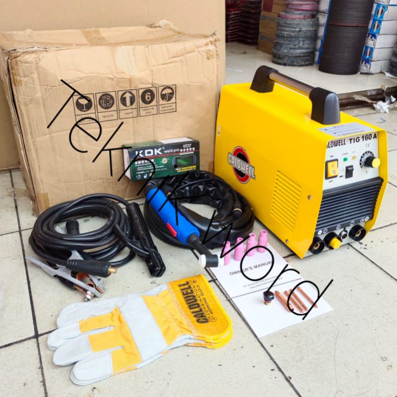 MESIN LAS ARGON TIG 160A CALDWELL INVERTER TIG 160 A CALDWELL