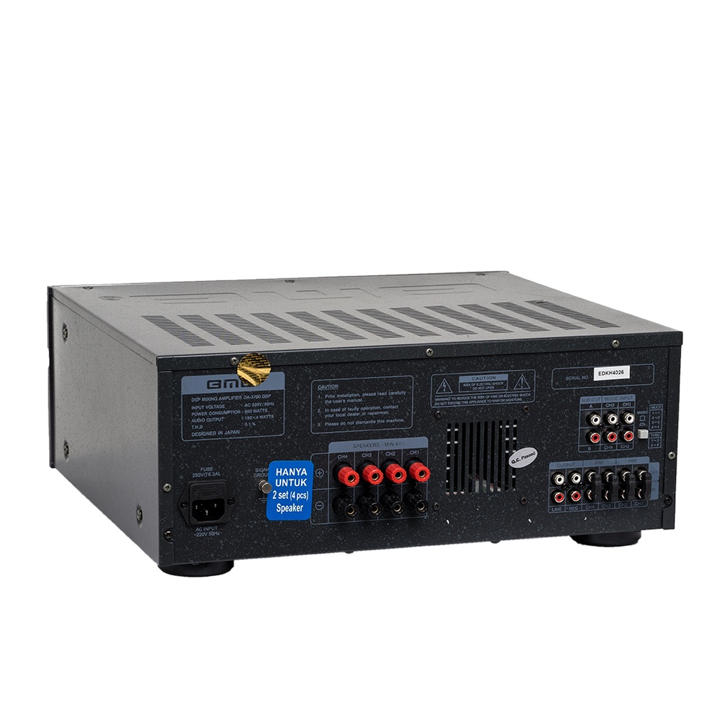 BMB DA 3700 DSP / DA3700DSP / DA3700 DSP Amplifier Karaoke ORIGINAL