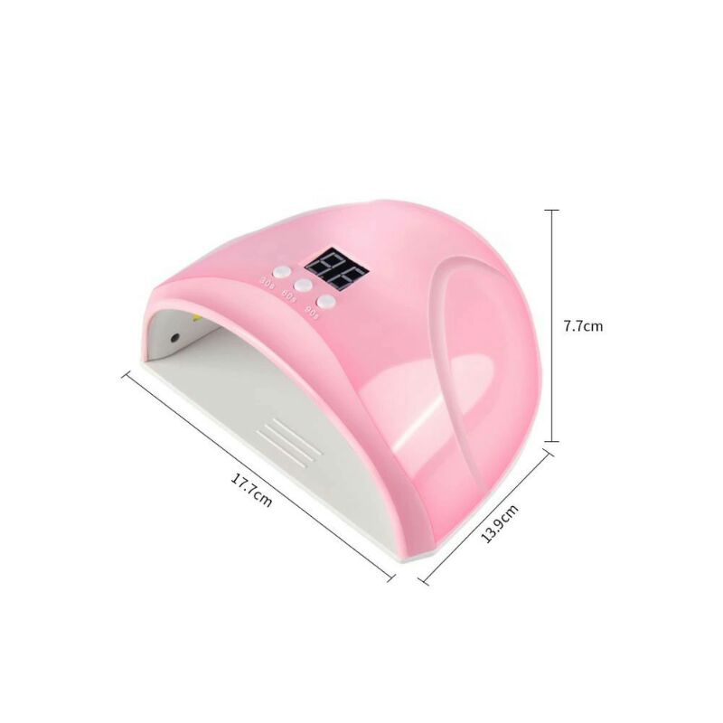 Dazzle Pengering Kutek Kuku UV LED Nail Dryer 36W - Mini-1 - White Pink