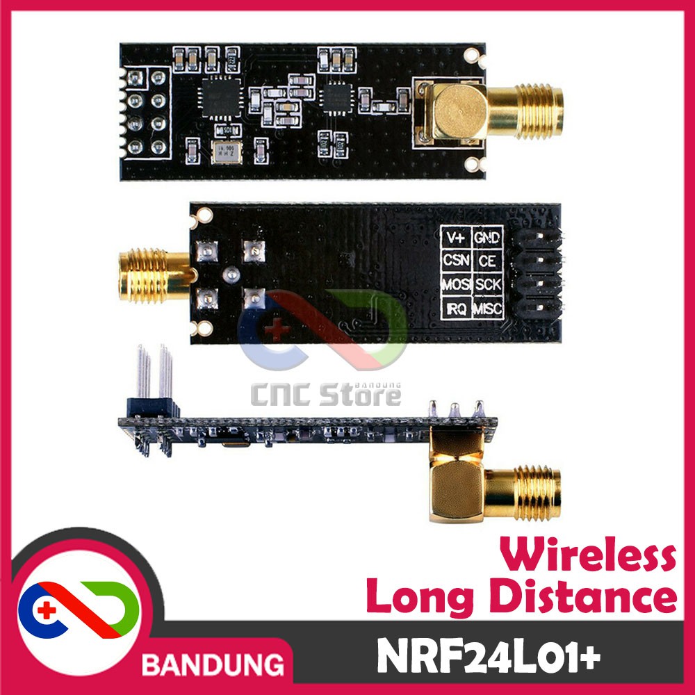 NRF24L01 PA LNA 2.4GHZ SMA ANTENNA WIRELESS TRANSCEIVER LONG 1KM