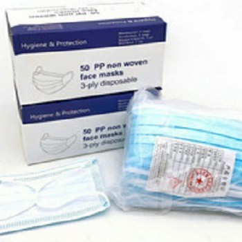 Masker 3Play Earloop Face Mask Non Woven Disposable Per Box Isi 50 Lembar Bukan Masker Sensi