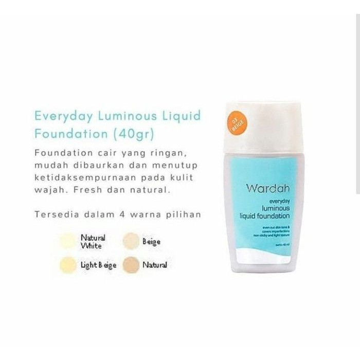 Wardah Everyday Luminous Liquid Foundation