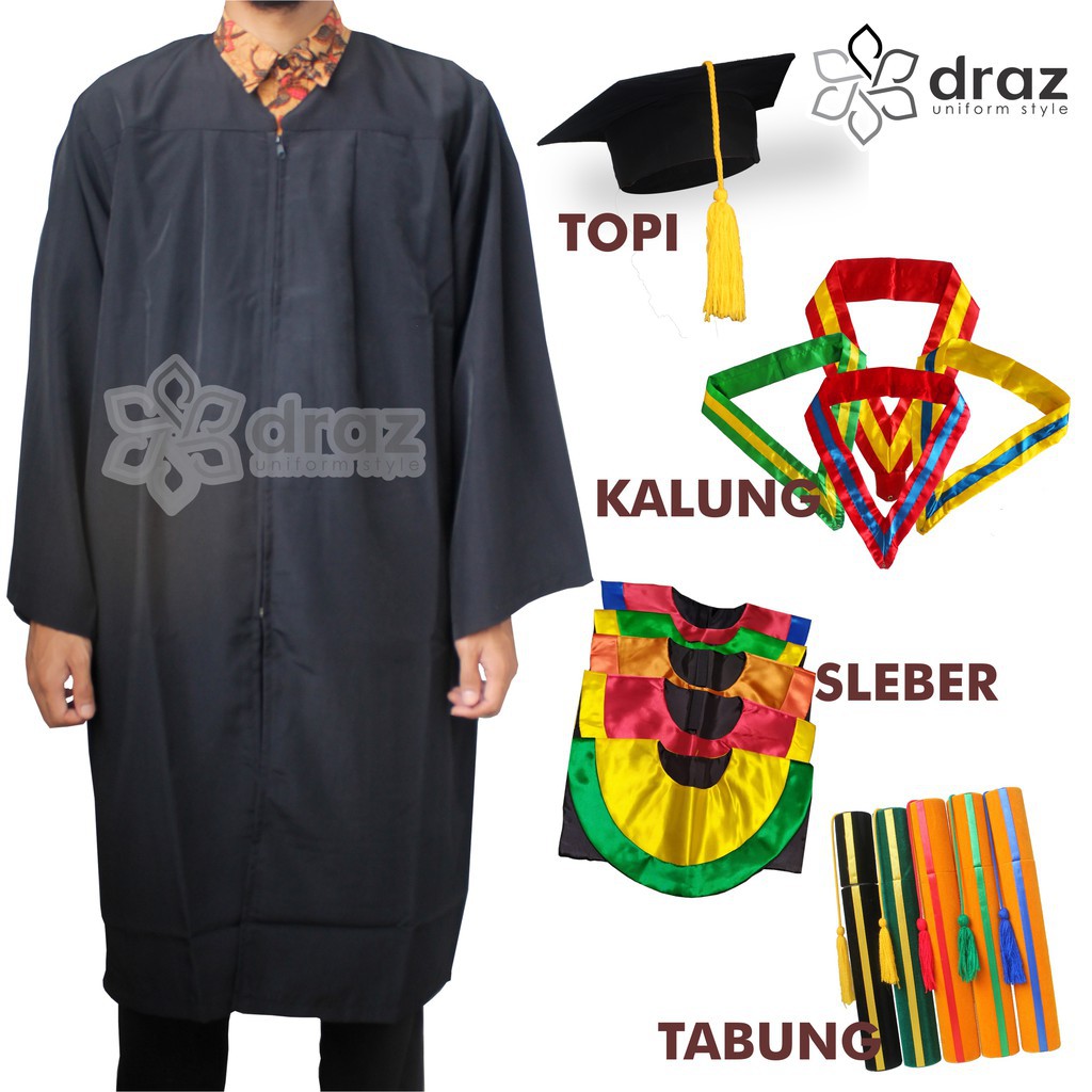 Jual TOGA WISUDA DEWASA /BAJU WISUDA/JUBAH WISUDA/TOGA WISUDA ...