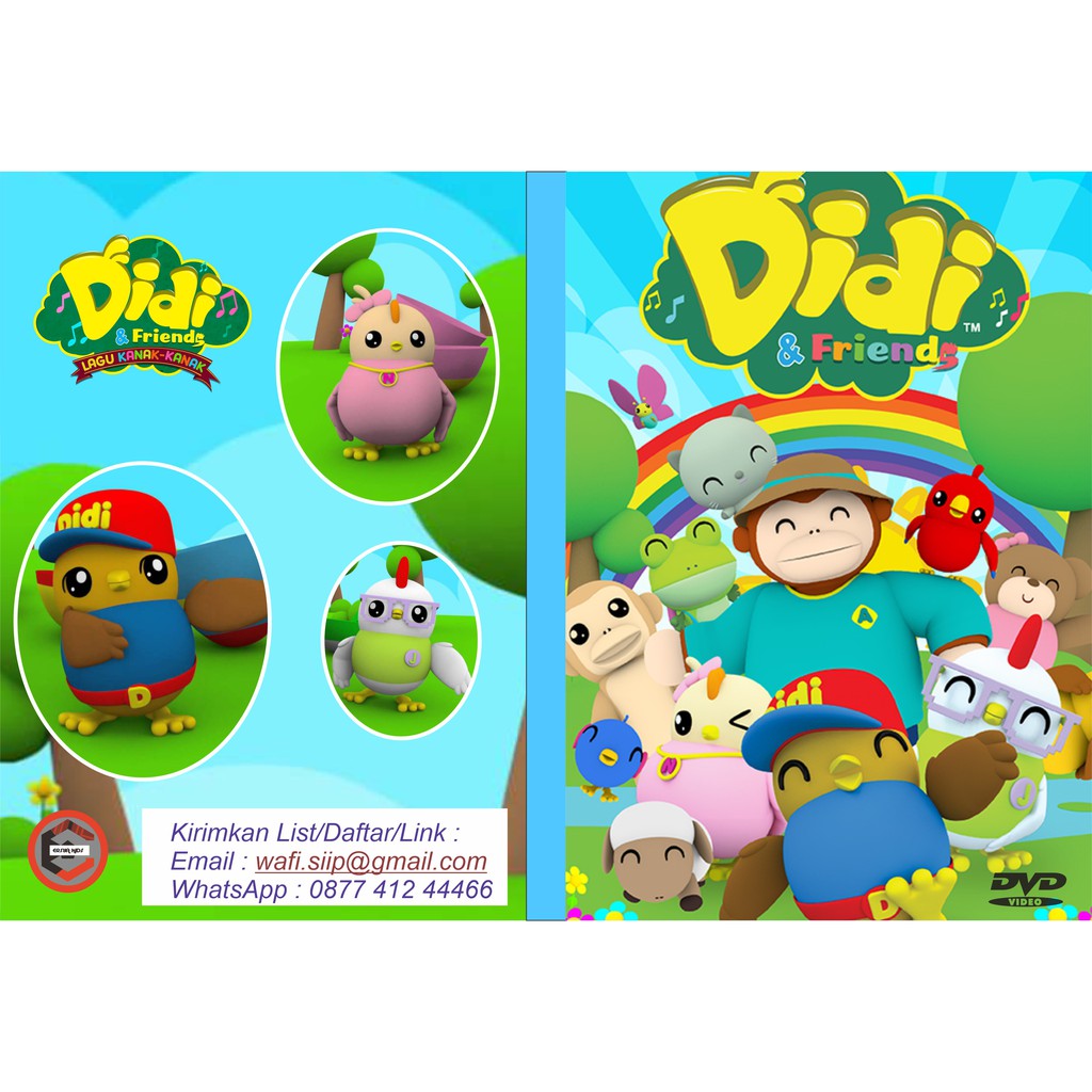 DVD LAGU ANAK - DIDI AND FRIENDS