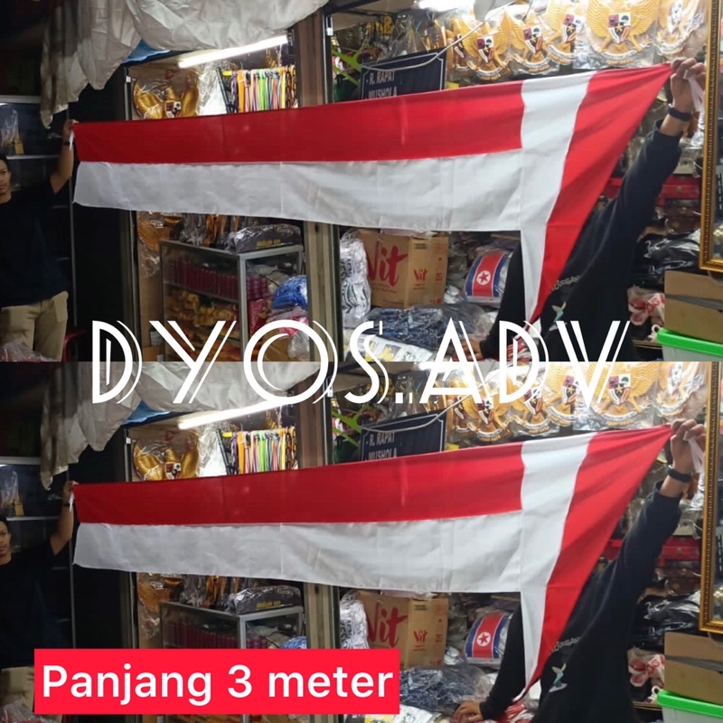 bendera umbul umbul merah putih 3 meter