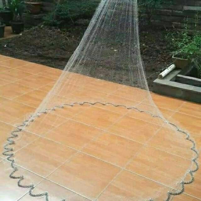 Jala lempar bahan senar / tangsi 2.1 meter