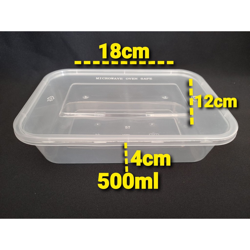 Thinwall box / plastik box 500ml-2000ml