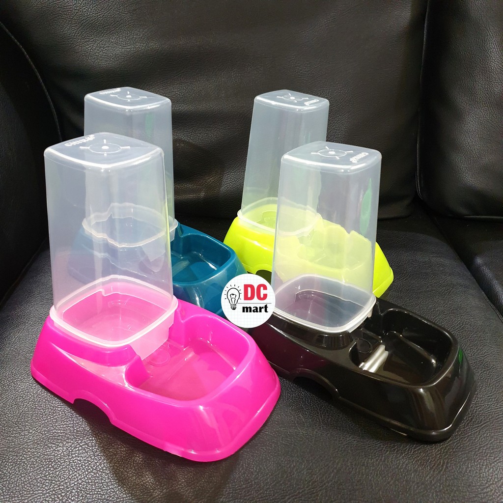 Pet Dispenser Kecil / Pet Feeder Tempat Makan Kecil