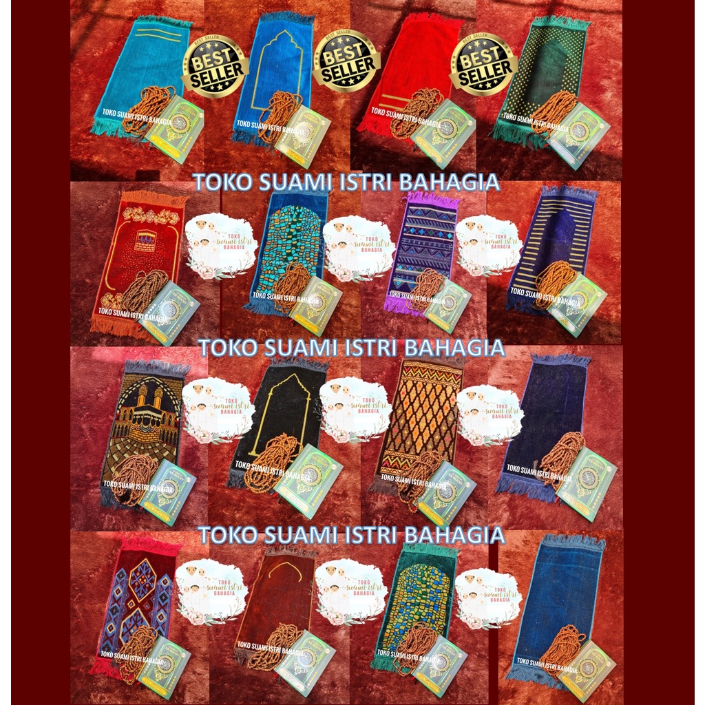 Sajadah Armaan Dhodia Akbar New Gen Grade B 35 x 60 Cm Premium Tebal Turki Kepala Anak Polos Plain