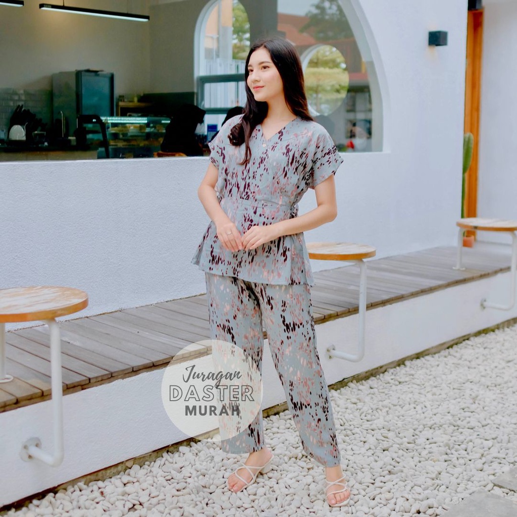 ONESET KIMONO BUSUI / ONESET RAYON KIMONO / PAJAMAS KIMONO KEKINIAN BUSUI / SETELAN KIMONO BAHAN RAYON PREMIUM LD 120 / PIYAMA KIMONO RAYON