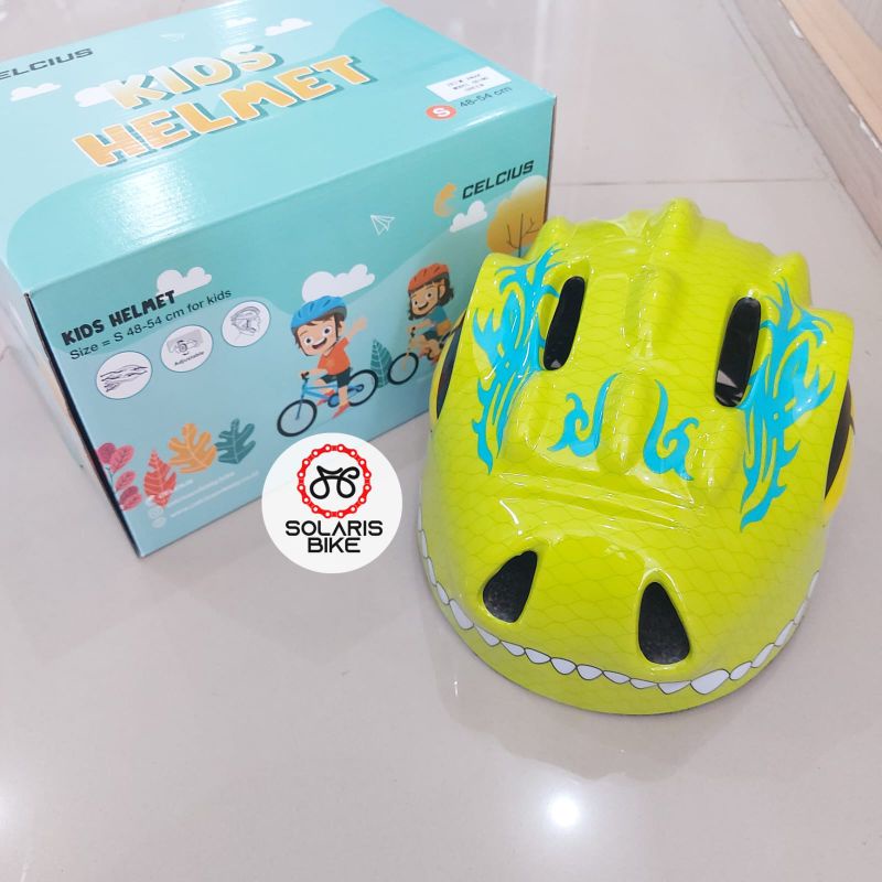 Helm Sepeda Anak Karakter Lucu Cewe Cowo adjustable