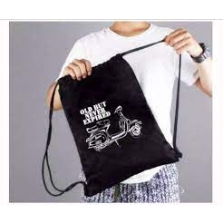 Tas Serut Ransel Drawstring Bag Old But Never Expired - Tas Serut  Old But Never Expired Futsal Dan Olahraga.