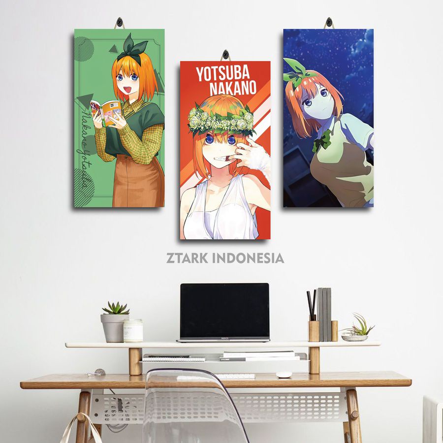 Jual POSTER RUANG KAYU ANIME YOTSUBA NAKANO WALLPAPER HD 4K 15X30 JL9JK
