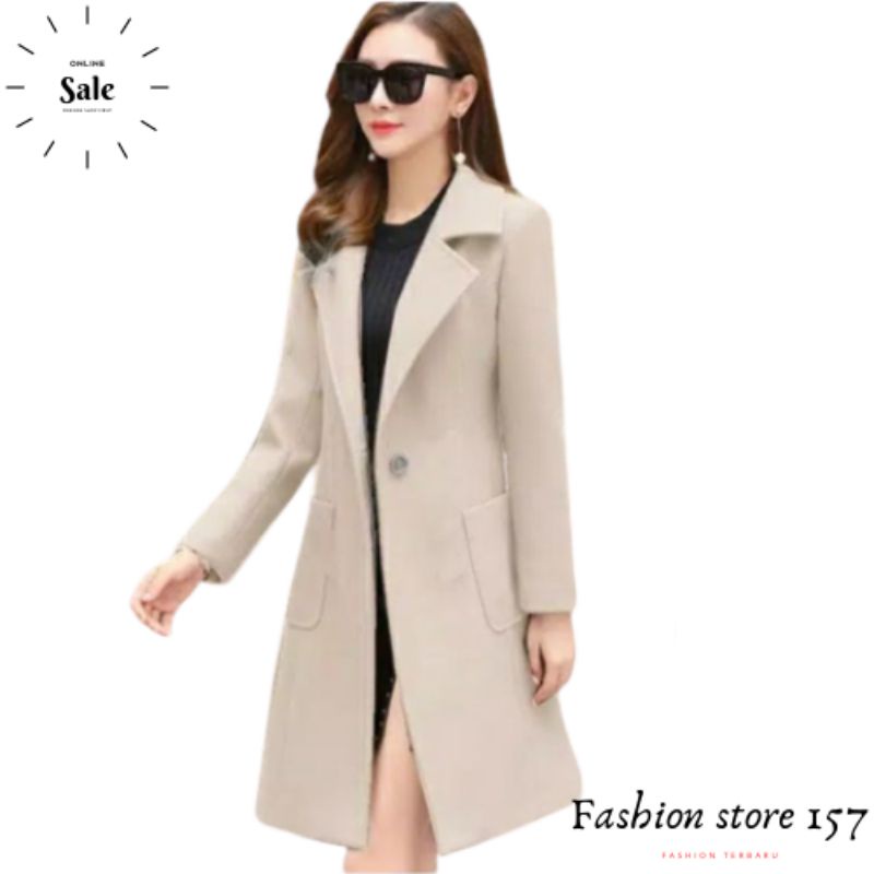 LONG COAT WANITA/LONG BLAZER COAT / LONG BLAZER CEWE/ BLAZER CEWE PANJANG