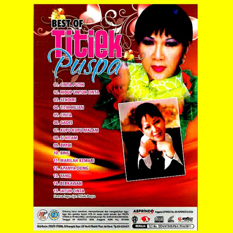 Kaset Vcd Original Video Lagu Karaoke Titiek Puspa Shopee Indonesia