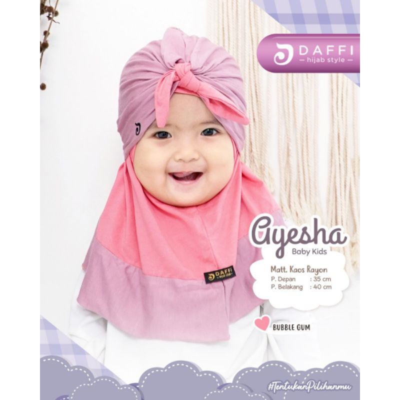JILBAB KIDS JILBAB BABY ORI DAFFI AYESHA