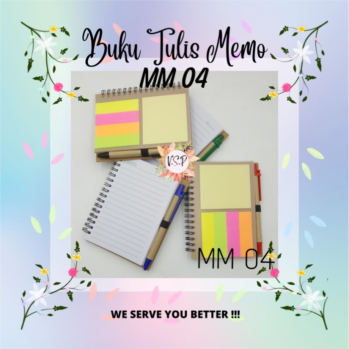 

Agenda & Planner Memo MM 04 / Souvenir Notebook Sticky Notes