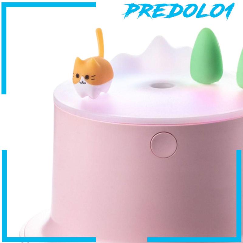 (Predolo1) Air Humidifier / Diffuser Aroma Terapi Dengan Lampu Malam Untuk Rumah