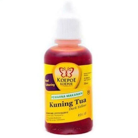 PEWARNA MAKANAN KOEPOE 30ML KUNING TUA