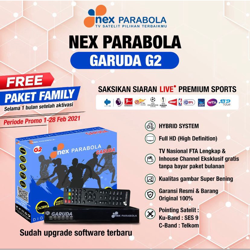 Receiver Nex Parabola Garuda G2 -