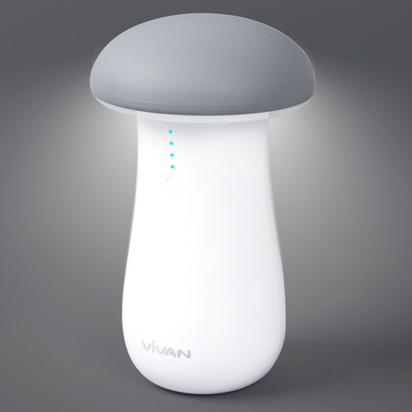 Vivan VPB-MP66 6600mAh Power Bank Mushroom LED Light