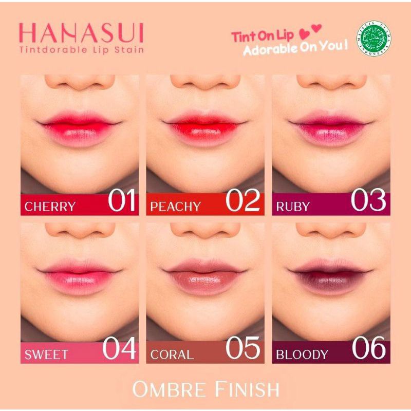 ♥️G.A.SHOP♥️ HANASUI TINTDORABLE LIP STAIN / HANASUI LIP TINT