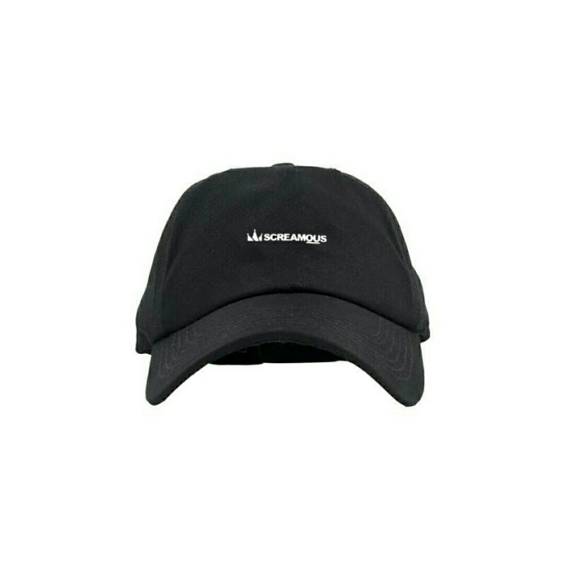 Screamous Topi Caps Bisbol Hitam 01