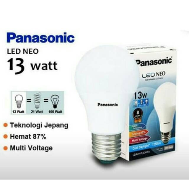 Lampu Led Panasonic 13 Watt