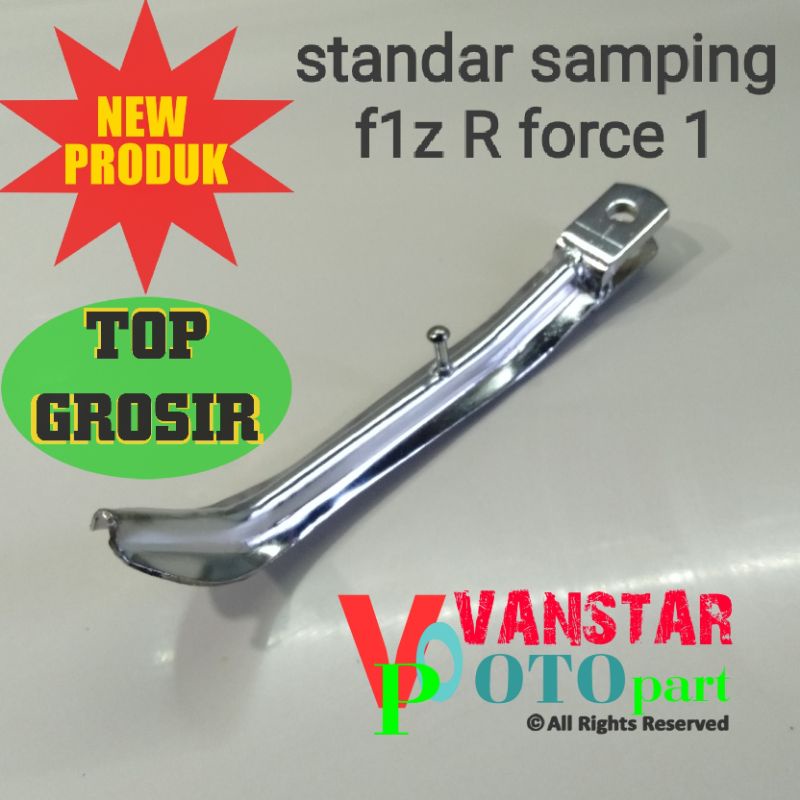 standar samping fiz r f1z r force1 yamaha 125z tiara krom kilap