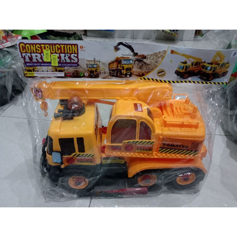 mainan anak mobil truk traktor pengangkut beban