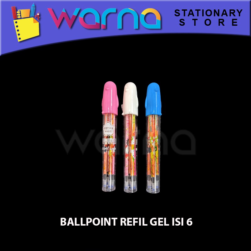 

BALLPOINT REFIL GEL ISI 6