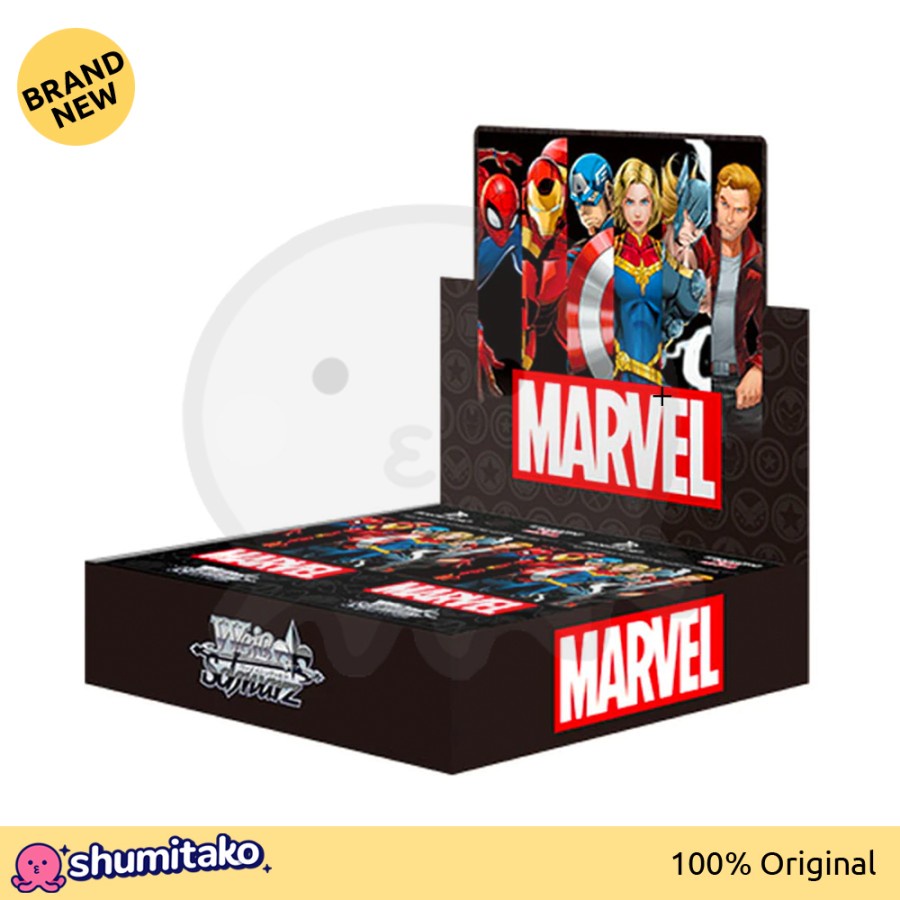 Kartu Weiss Schwarz Japanese Marvel Collection Booster Box Bushiroad