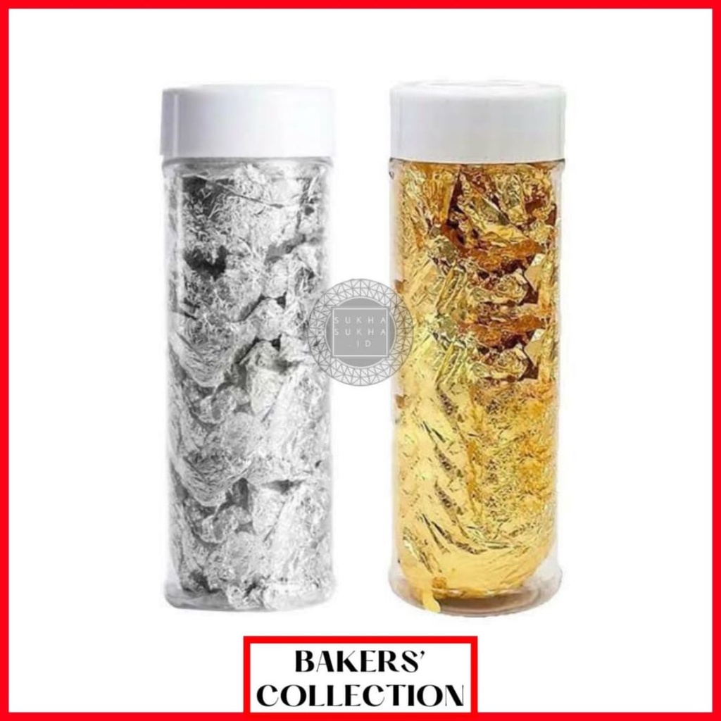 

[BC] Edible Gold & Silver Sheeet Leaf Paper