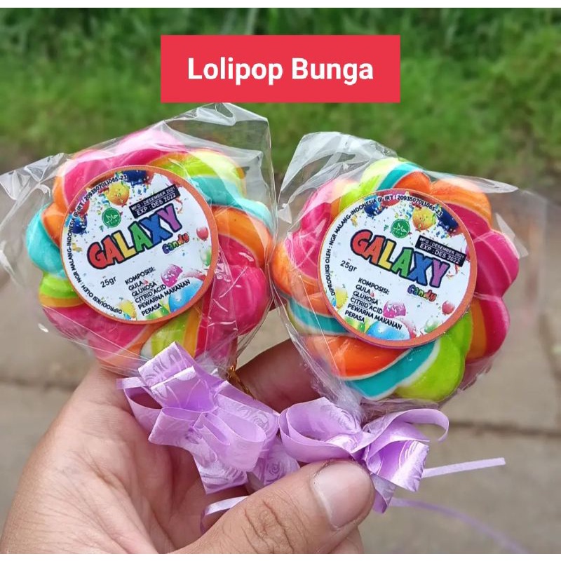 

PERMEN LOLIPOP BUNGA JUMBO GROSIR GALAXY LOLIPOP