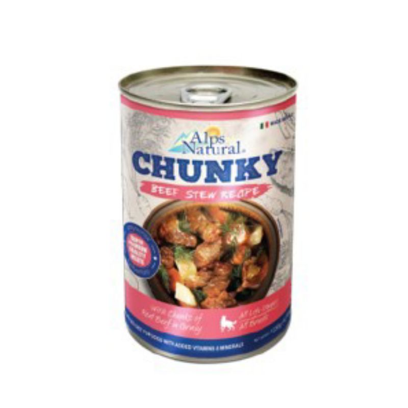 Alps chunky kaleng 415gr Beef